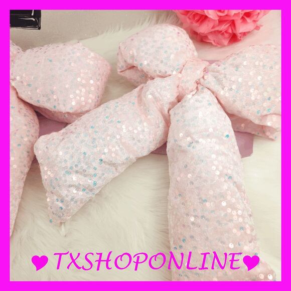 🎄🎀2 Pink sparkling big bow christmas decoration🎀🎄 - Picture 4 of 7